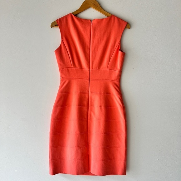 Antonio Melani - Sleeveless Sheath Dress in Coral - Picture 3 of 9